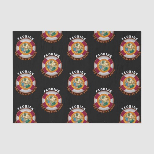 FLORIDA STAATSVLAG TISSUE PAPER TISSUEPAPIER (Voorkant)
