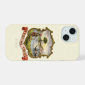 Florida staatswapen (1876) iPhone 15 case (Achterkant horizontaal)