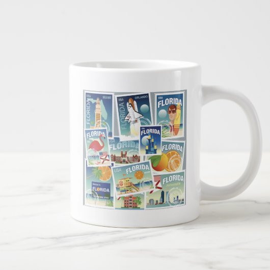 Florida Stamps Grote Koffiekop (Rechts)