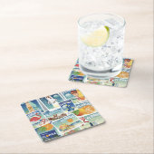 Florida Stamps Kartonnen Onderzetters (Insitu)