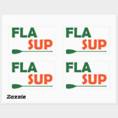 Florida stand-uppaddling rechthoekige sticker (Vel)