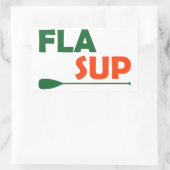 Florida stand-uppaddling rechthoekige sticker (Tas)