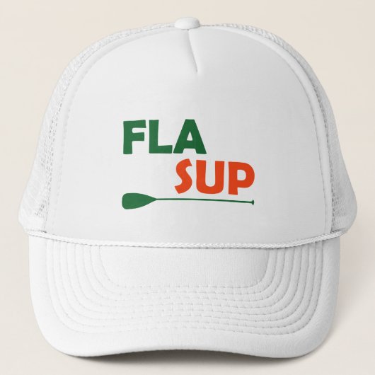 Florida stand-uppaddling trucker pet (Voorkant)