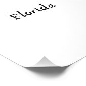 Florida State Art in "Ocean Hues" Foto Afdruk (Hoek)