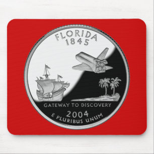 Florida State Faux Quarter Muismat