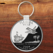 Florida State Faux Quarter Sleutelhanger (Voorkant)