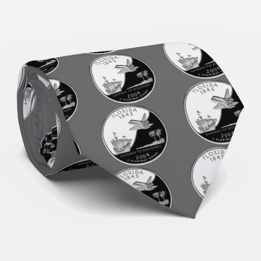 Florida State Faux Quarter Stropdas (Opgerold)