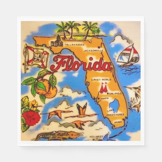 Florida State Feest Servet (Voorkant)