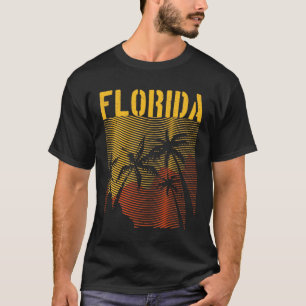 Florida State FL Tropical Summer Vacation Florida T-shirt