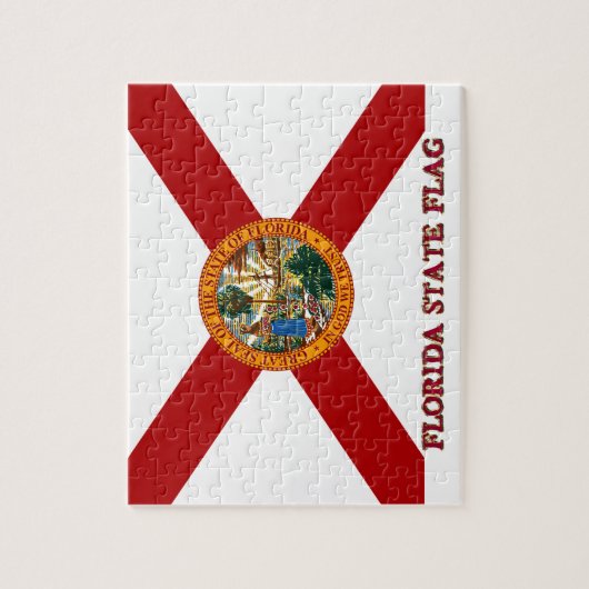 Florida State Flag 8x10 Legpuzzel (Verticaal)