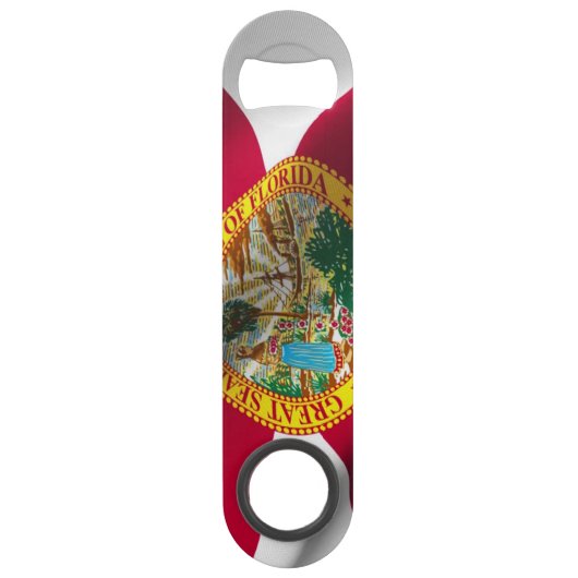 Florida State Flag Bottle Opener Speed Flessenopener (Voorkant)