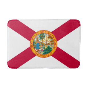Florida State Flag Design Decor Badmat