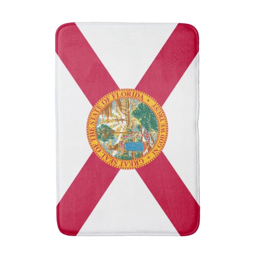 Florida State Flag Design Decor Badmat (Voorkant Verticaal)