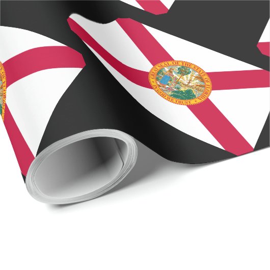 Florida State Flag Design Decor Cadeaupapier (Rol Hoek)