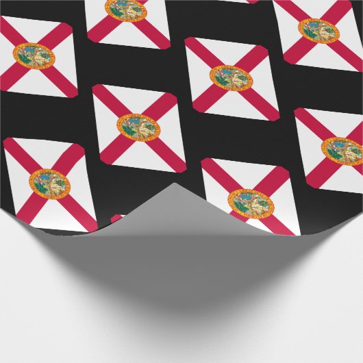 Florida State Flag Design Decor Cadeaupapier (Hoek)
