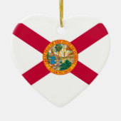 Florida State Flag Design Decor Keramisch Ornament (Voorkant)