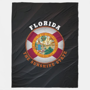FLORIDA STATE FLAG FLEECE DEKEN