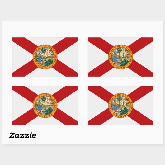 Florida State Flag Sticker (Vel)