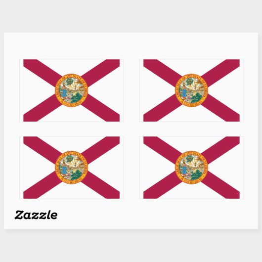 Florida State Flag Sticker (Vel)