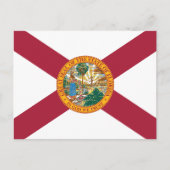 Florida State Flag Sunshine State Seal  Briefkaart (Voorkant)