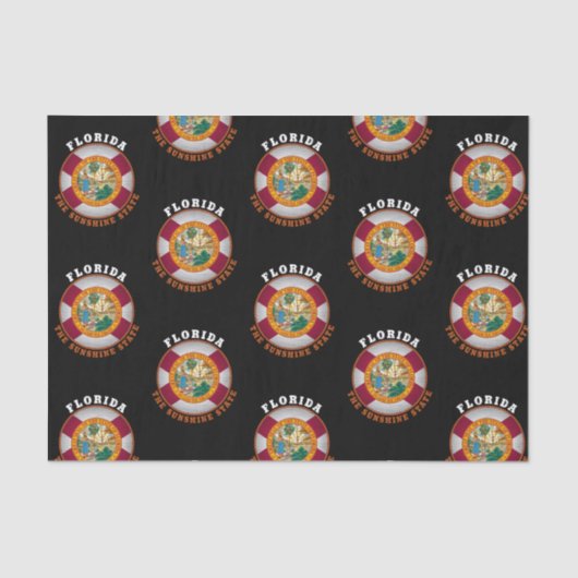 FLORIDA STATE FLAG TISSUE PAPIER (Voorkant)