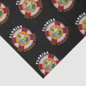 FLORIDA STATE FLAG TISSUE PAPIER (Detail)