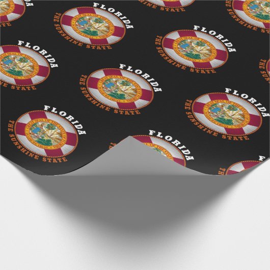 FLORIDA STATE FLAG WRAPPORT CADEAUPAPIER (Hoek)
