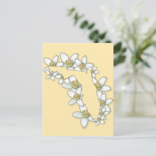 Florida State Flower Briefkaart (Staand voorkant)