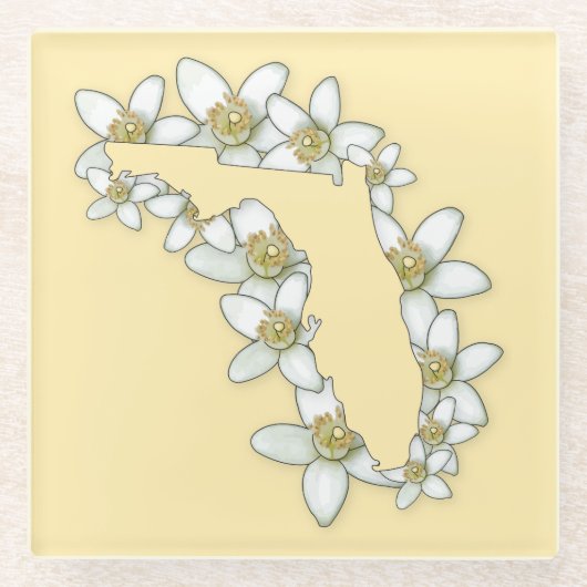 Florida State Flower Onderzetter (Voorkant)