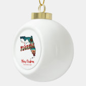 Florida State Holiday Map Keramische Bal Ornament (Rechts)