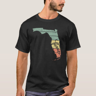Florida State Home Pride Vintage Retro T-shirt