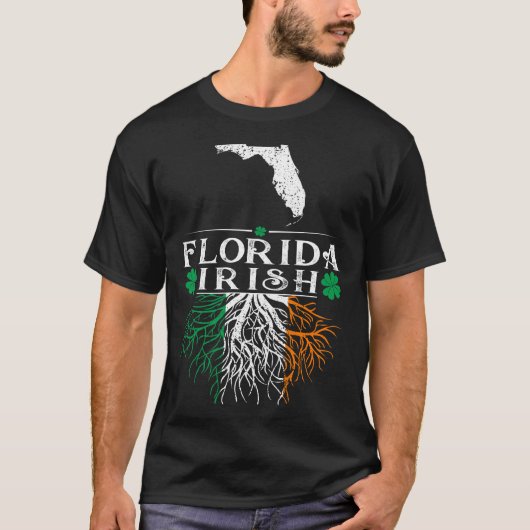 Florida State Irish St Patricks Day Gift T-shirt (Voorkant)