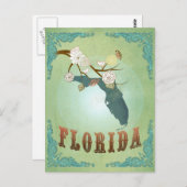 Florida State Kaart - Groen (Voorkant / Achterkant)