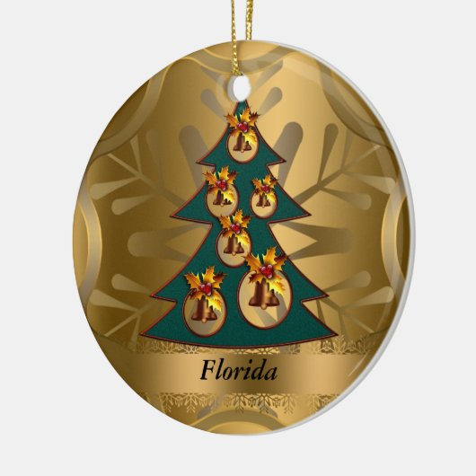 Florida State-kerstversiering Keramisch Ornament (Links)