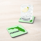 Florida State Map en Text Drankjes Onderzetter (Rechterzijde)