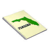 Florida State Map en Text Notitieboek (Rechterzijde)