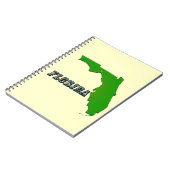 Florida State Map en Text Notitieboek (Linkerzijde)