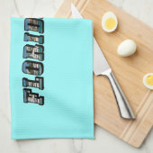 Florida State Map en Text Theedoek (Quarter Fold)