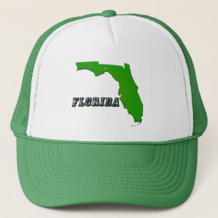 Florida State Map en Text Trucker Pet