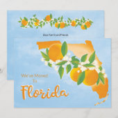 Florida State Oranje Blossom Moving New Address Aankondiging (Voorkant / Achterkant)