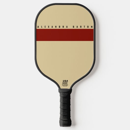 Florida State Pickleball Paddle Sjabloon (Voorkant)