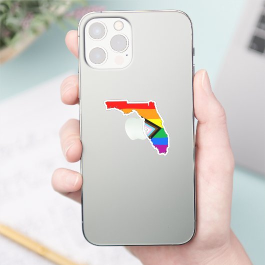 Florida State Pride LGBTQ Progress Pride Sticker (Telefoon)
