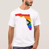 Florida State Pride LGBTQ Progress Pride T-shirt (Voorkant)