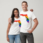 Florida State Pride LGBTQ Progress Pride T-shirt (Unisex)