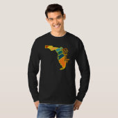 Florida State Pride Sunset I Love Florida T-shirt (Voorkant volledig)