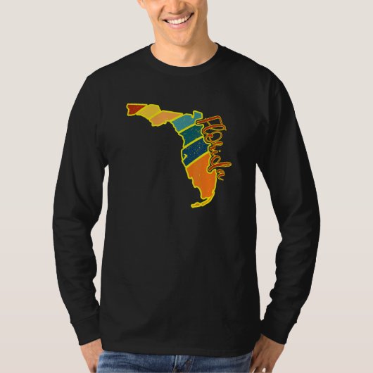 Florida State Pride Sunset I Love Florida T-shirt (Voorkant)