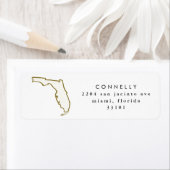 Florida State Return-adreslabels Etiket (Insitu)