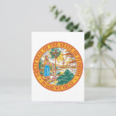 Florida State Seal Briefkaart (Staand voorkant)