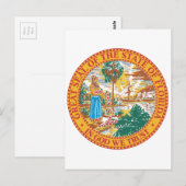 Florida State Seal Briefkaart (Voorkant / Achterkant)