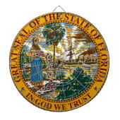 Florida State Seal Dartbord (Voorkant)
